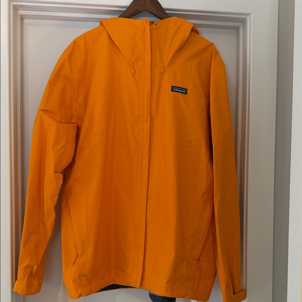 Patagonia Men's Vibrant Orange Raincoat